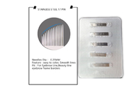 Tätowierungs-Maschinen-Nadel-Ebene der Längen-1mm schattierende für Microblading Shader