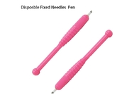 Stickerei-Metallmanueller Augenbrauen-Tätowierungs-Stift, rosa dauerhafter Make-uptätowierungs-Stift