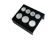 7 Loch-Edelstahl-schwarzer dauerhafter Make-uptätowierungs-Tinten-Becherhalter-Stand für Pigment-Schalen-Behälter-Halter-Stand