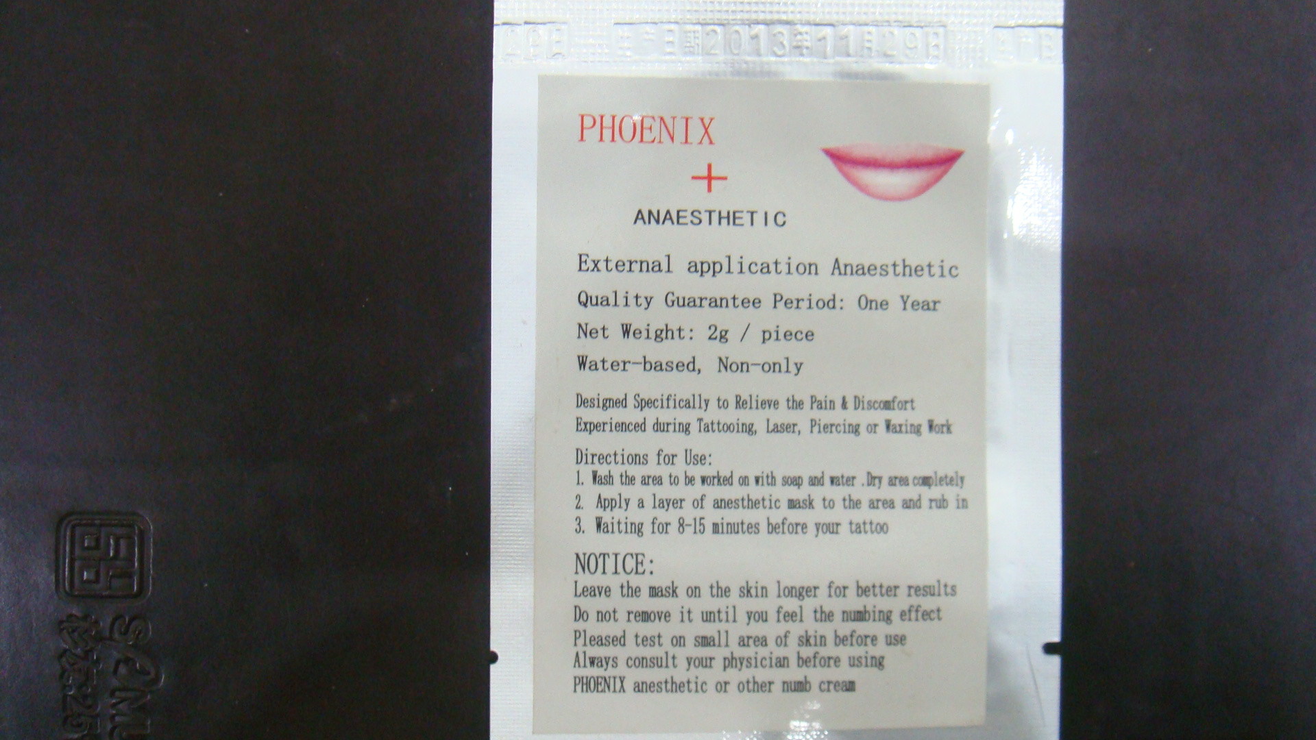 Dauerhafte Make-uptätowierungs-aktuelles Betäubungsmittel Phoneix, aktuelle Haut, die Creme betäubt